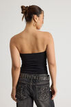 Authentics Longline Bandeau, BLACK - alternate image 3