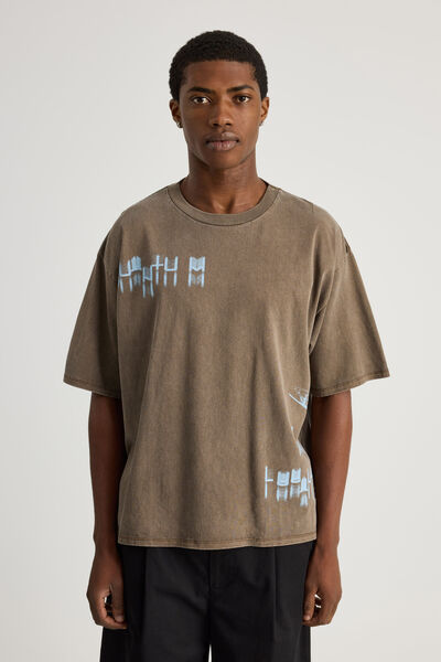 Notion Vintage Graphic Tshirt, NTN WASHED MUD/NOTION BLUR