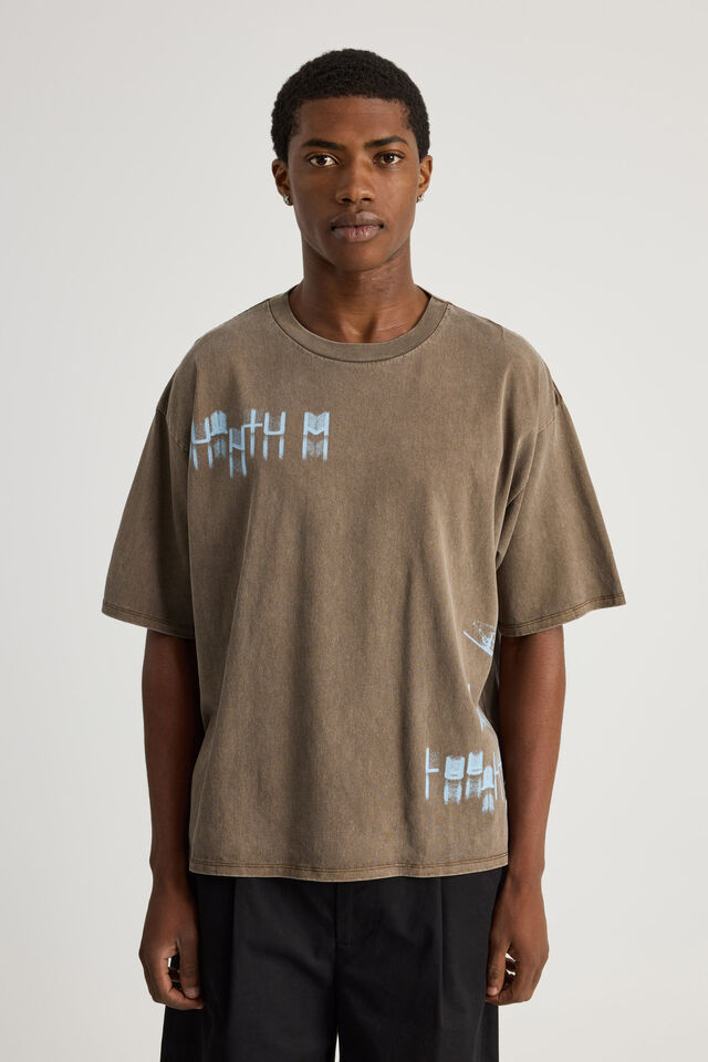 Notion Vintage Graphic Tshirt, NTN WASHED MUD/NOTION BLUR