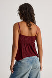 Jamie Lace Cami, CHERRY LACQUER - alternate image 3