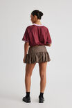 Woven Bubble Skirt, WINTER CHECK - alternate image 3