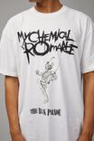 Oversized Music Merch T Shirt, LCN WMG WHITE/MY CHEMICAL ROMANCE - alternate image 2