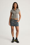 Short Sleeve Fitted Shirt, HARBOR CHECK - alternate image 2