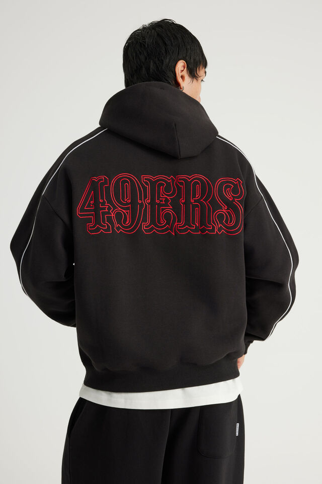 Nfl Hoodie, LCN NFL BLACK/49ERS