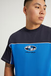 Half Half Panelled Tee, HH STRONG BLUE/ESCALADE - example image 4