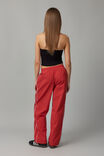 Phoebe Woven Sporty Trackpant, RANCH RED - alternate image 3