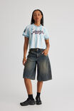 Cropped Sports Jersey, AQUA/NEW YORK ATHLETICS - alternate image 2