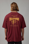 Box Fit Unified Tshirt, BORDEAUX/BROOKLYN ESC - alternate image 1