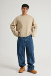 Half Half Classico Baggy Jean, ARIZONA BLUE/HALF HALF BACK POCKET - example image 5