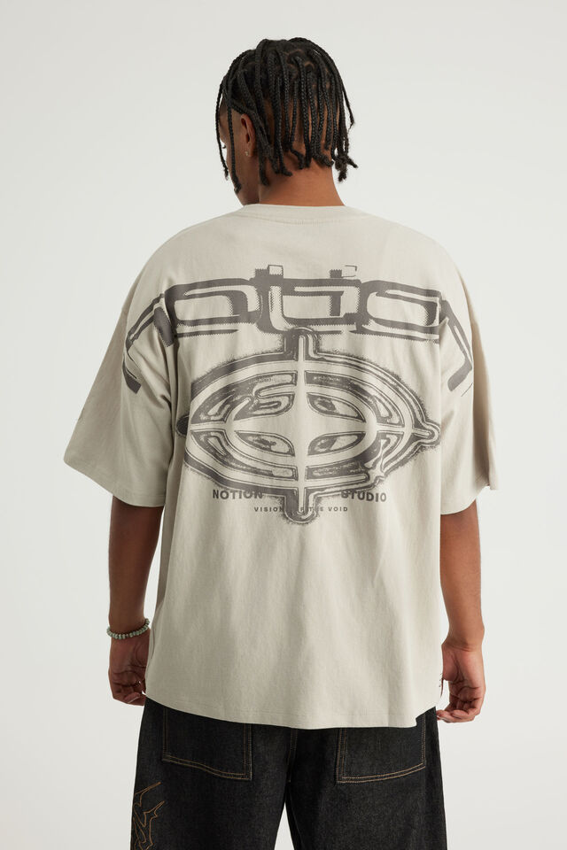 Notion Vintage Graphic Tshirt, NTN PEBBLE/SUPERSCRIPT TARGET