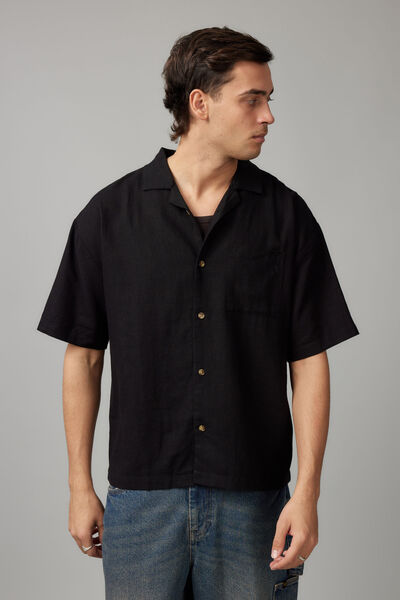 Textured Street Shirt, TEXTURE/BLACK