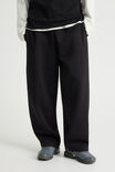 Authentics Baggy Trackpant, BLACK - example image 2