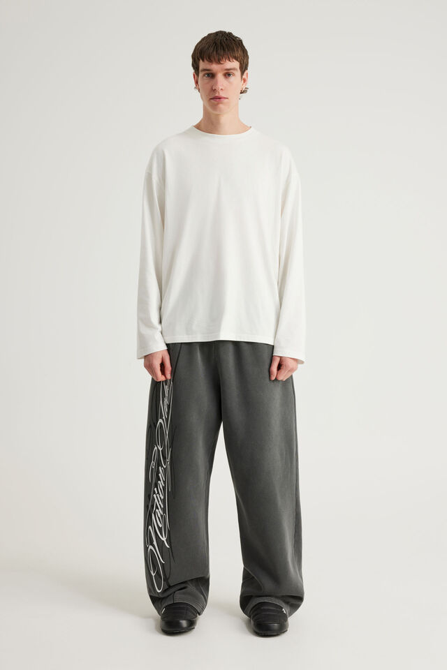 Baggy Trackpant, NTN Washed Black/Notion Labs