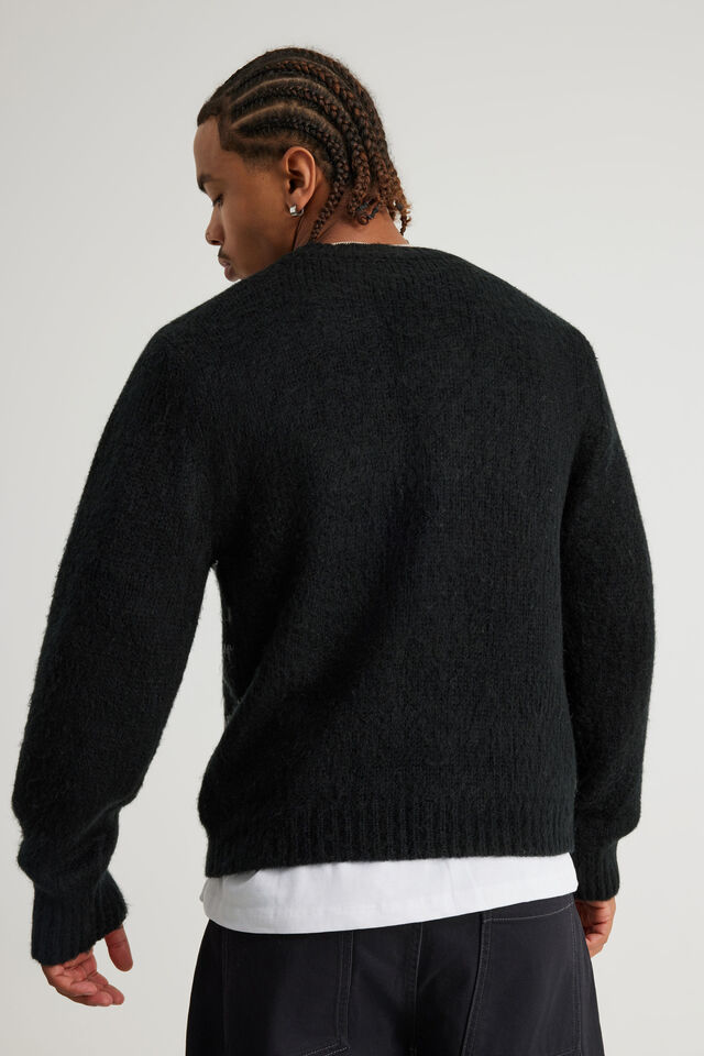 Spongebob Squarepants X Half Half Knit, LCN NIC BLACK/SPONGEBOB OUTLINE