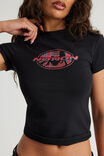Fitted Graphic Tee, BLACK/NTN PLAID - alternate image 4
