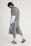Attack On Titan Baggy Track Short, LCN AOT WASHED PAVEMENT/TITAN PATCHWORK - example image 3