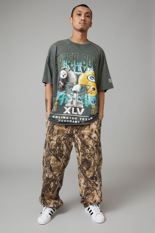 Oversized Nfl Superbowl T Shirt, LCN NFL FOREST PINE/SUPERBOWL XLV