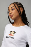 Paul Frank 90S Long Sleeve Graphic Tee, LCN PAU WHITE/PAUL FRANK - alternate image 4