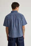 Half Half Short Sleeve Shirt, HH SURF RIOT CHECK - alternate image 3