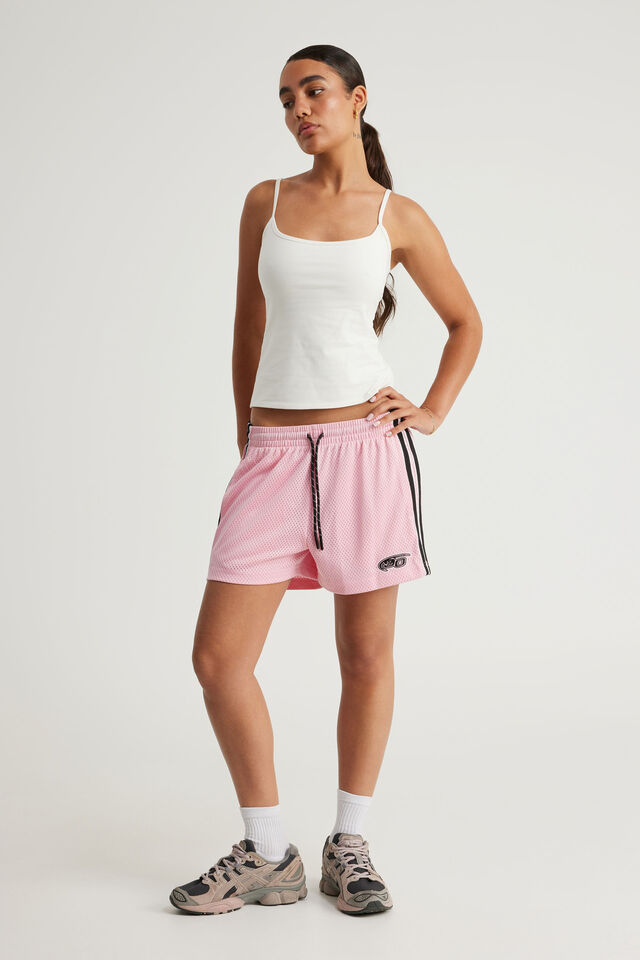 Hype Street Basketball Short, PINKIE PIE/BLACK/WHITE