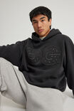 Open Gallery Hoodie, OG WASHED BLACK/STUDS - alternate image 4