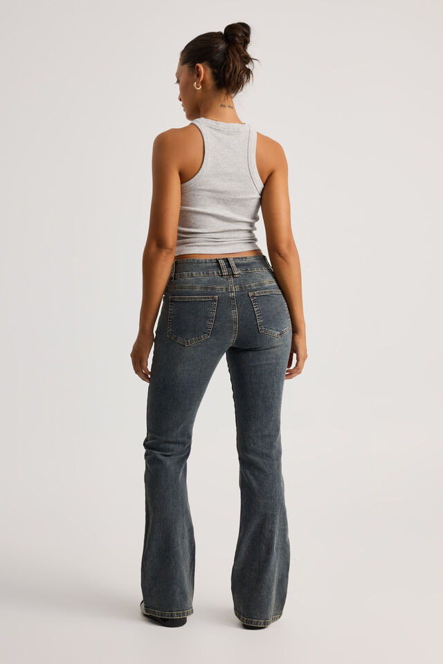 Stretch Bootleg Jean, MIDNIGHT INDIGO