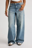 Mid Rise Baggy Jean, WESTERN BLUE - alternate image 1