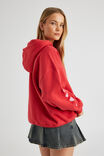 Harley Slouchy Hoodie, RANCH RED/BROKEN HEARTS CLUB - alternate image 3