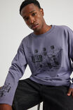 Notion Long Sleeve Tshirt, NTN WASHED PURPLE MAZE/INTERNAL MACHINE - alternate image 4