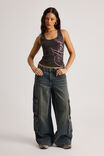 Mega Baggy Cargo, WORKSHOP BLUE - alternate image 2
