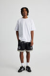 Nfl Basketball Short, LCN NFL BLACK/RAIDERS CURVE CLASSIC - alternate image 1