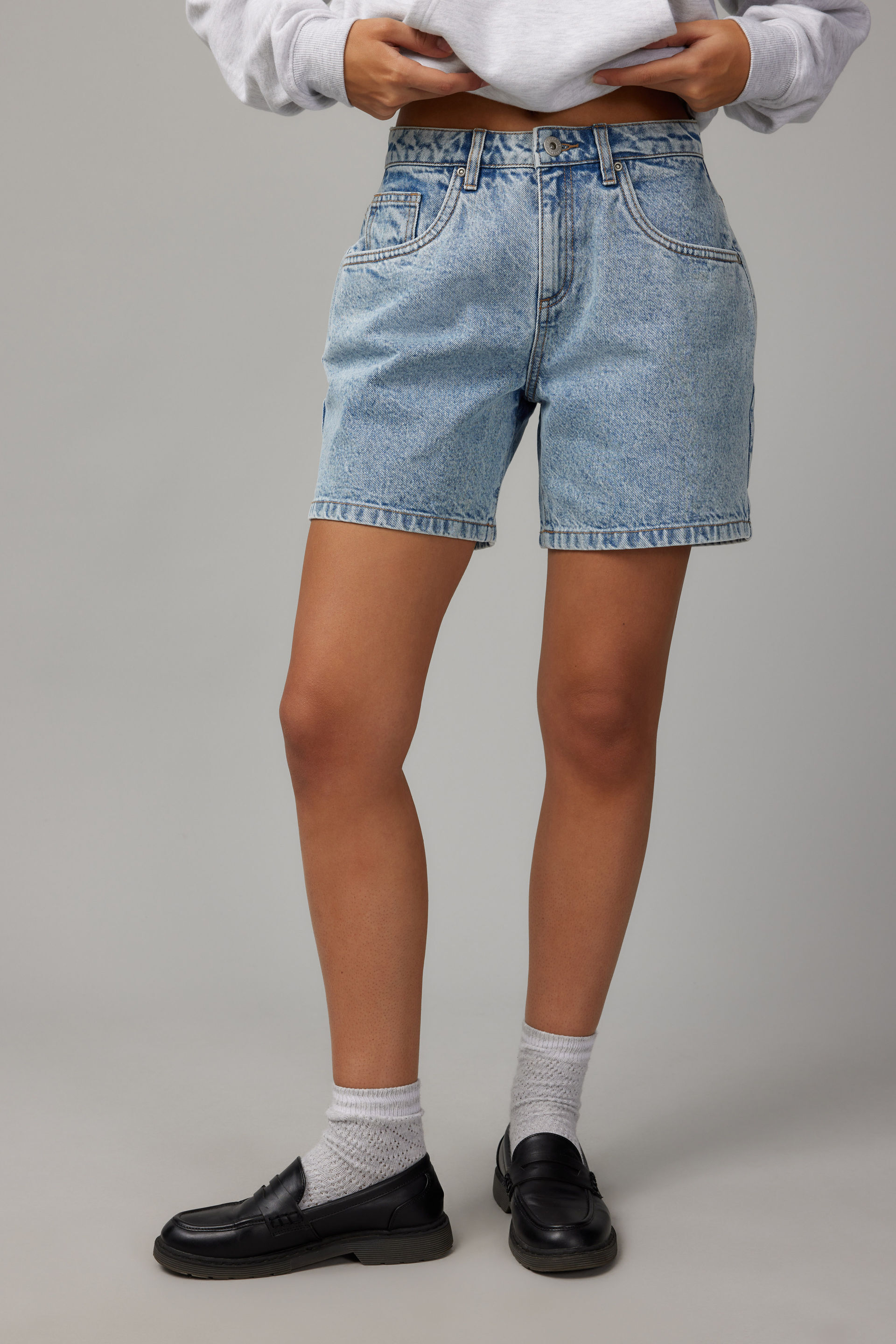Factorie top denim shorts