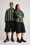 Open Gallery Striped Polo, OG DUSTY KHAKI STRIPE/OPEN GALLERY ICONS - alternate image 2