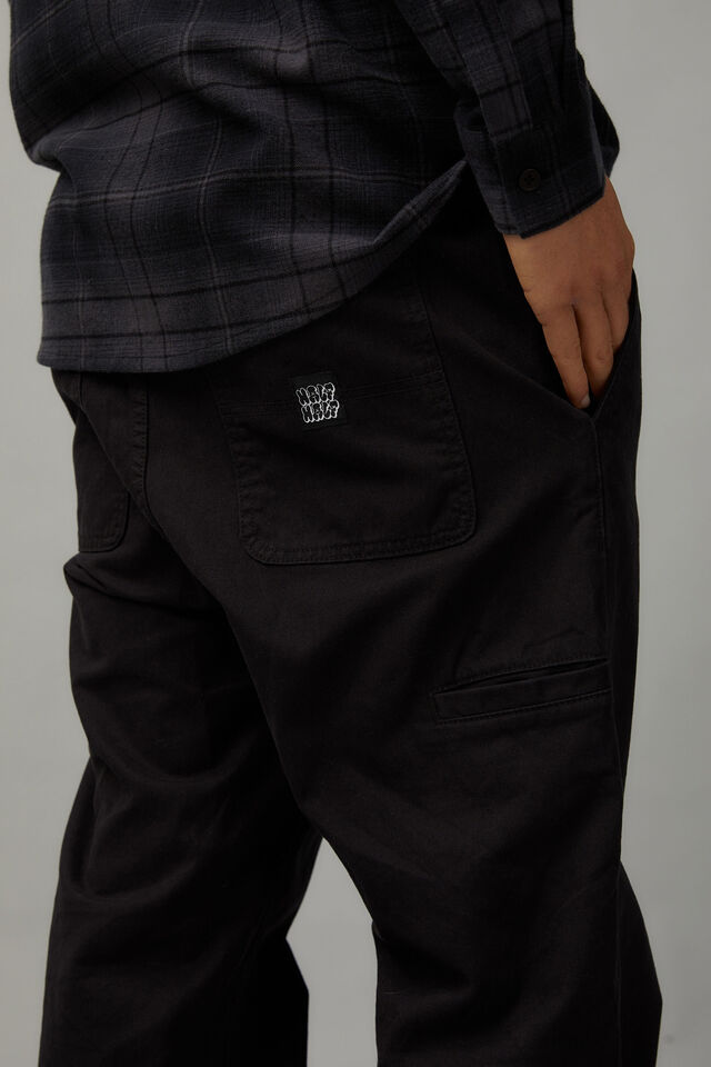 Tapered Skate Pant, BLACK