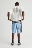 Half Half Panelled Boardshort, BLUE MIST/MERCURY - alternate image 3