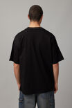 Oversized Nfl T Shirt, LCN NFL BLACK/RAIDERS TONAL NECK RIB - alternate image 3