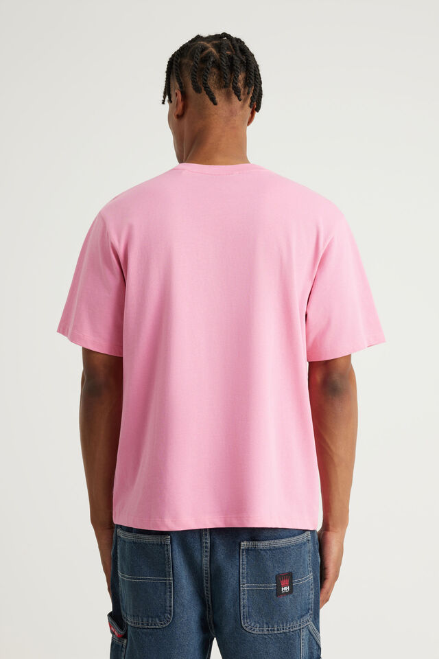 Half Half Heavyweight Core Fit Tshirt, HH PINK GELATI/SPIDA