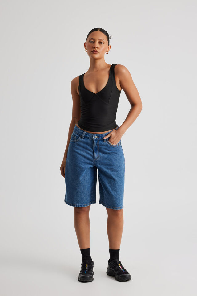 Billy Baggy Jort, MID BLUE
