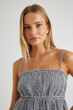 Luca Ruffle Top, BLACK GINGHAM - alternate image 4