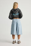 Mega Baggy Jort, FADED BLUE WASH - alternate image 3
