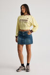 The Everyday Denim Skirt, DIRTY INDIGO - alternate image 1
