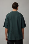 Heavy Weight Box Fit Graphic Tshirt, IVY GREEN/HALF HALF PUZZLE - alternate image 3