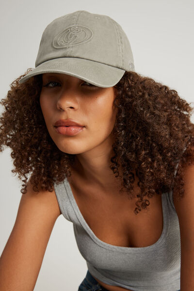 Open Gallery G Logo Dad Cap, OPEN GALLERY BEIGE TONAL EMB