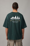 Heavy Weight Box Fit Graphic Tshirt, UC IVY GREEN/YACHT CLUB - alternate image 1