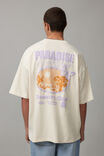 Heavy Weight Box Fit Graphic Tshirt, HH OFF WHITE/HALF HALF COUNTRY CLUB - alternate image 1