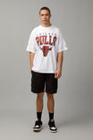 Oversized Nba T Shirt, LCN NBA WHITE/BULLS LARGE LOGO - alternate image 4