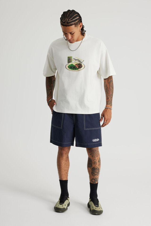 Half Half Pull On Short, SEAL