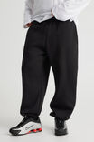 Baggy Cuffed Trackpant, BLACK - alternate image 1
