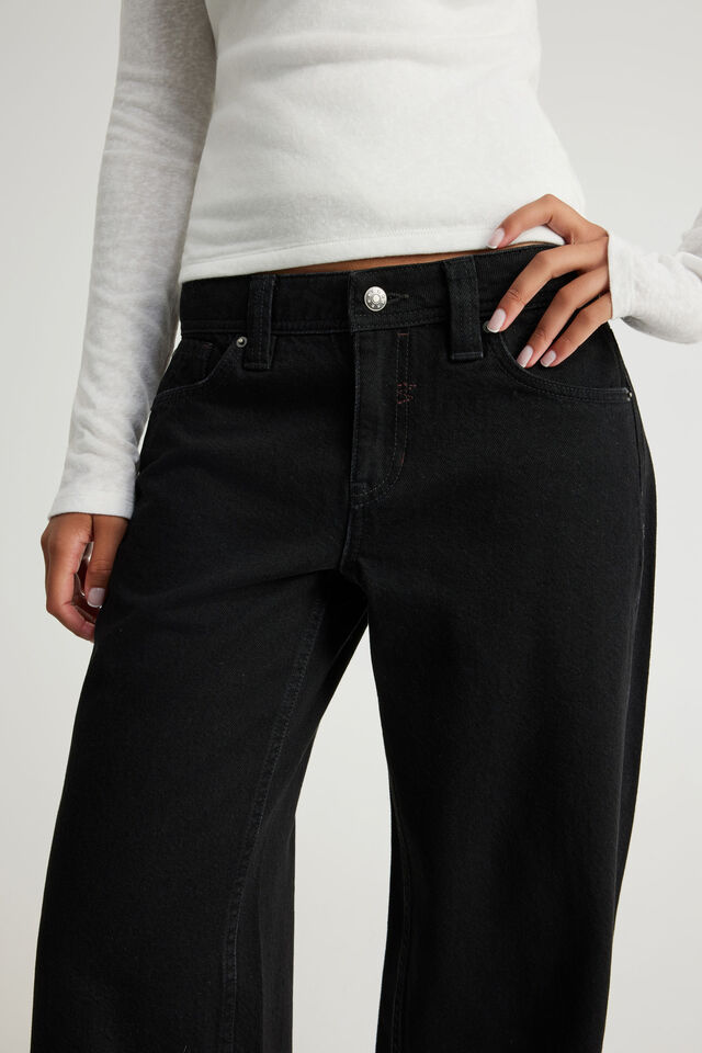 Luca Low Rise Jean, BLACK NO.1