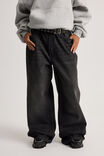 Slouchy Relaxed Jean, MIDNIGHT BLACK - alternate image 2